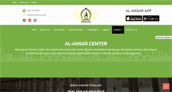 Desktop Screenshot of ansarcenter.com